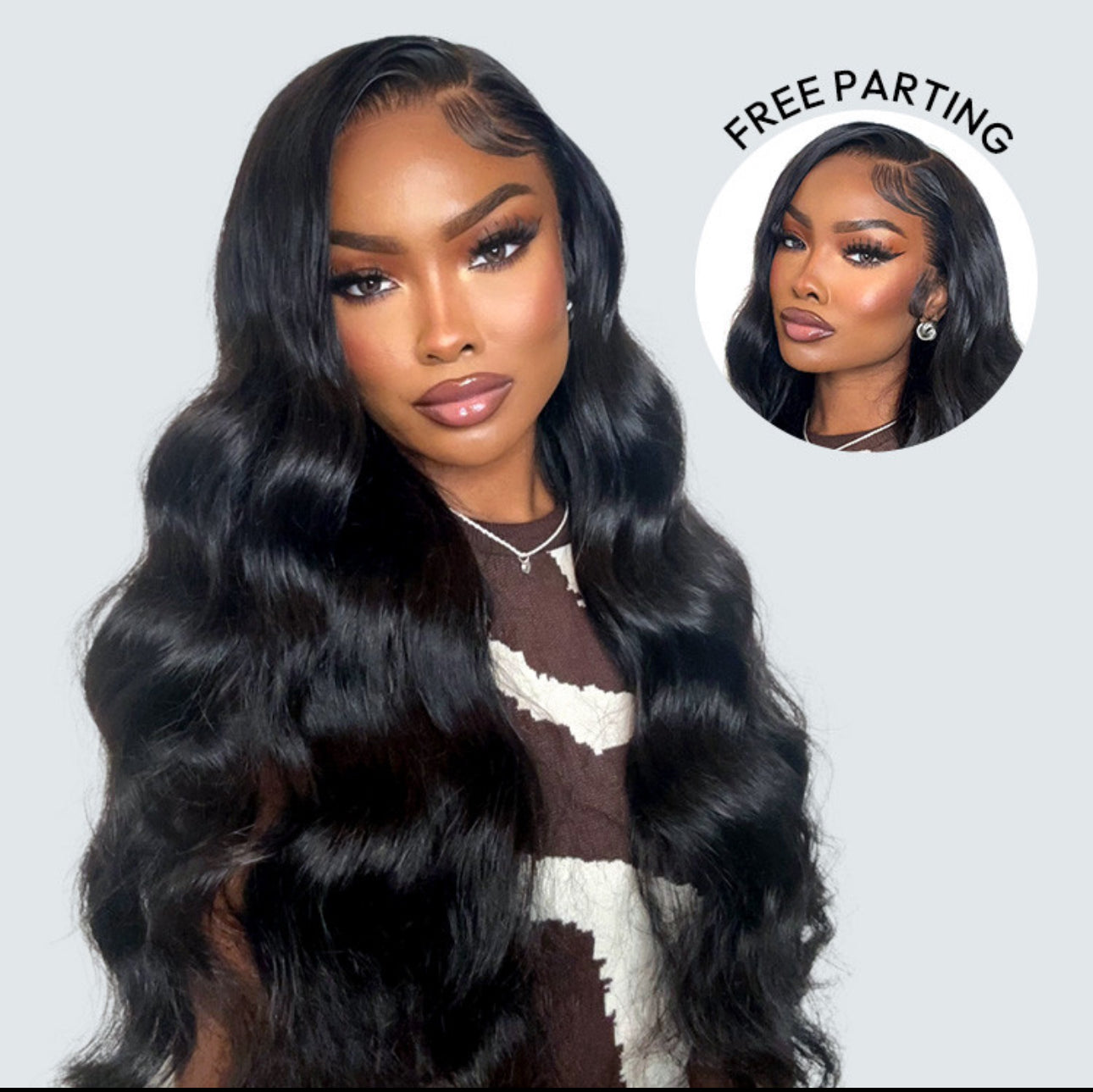 Natural Black Lace Front Wig