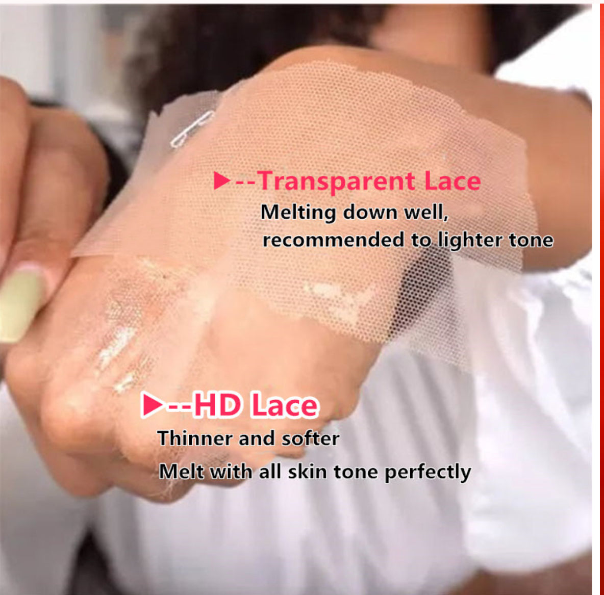 Transparent Lace Frontal/Closure